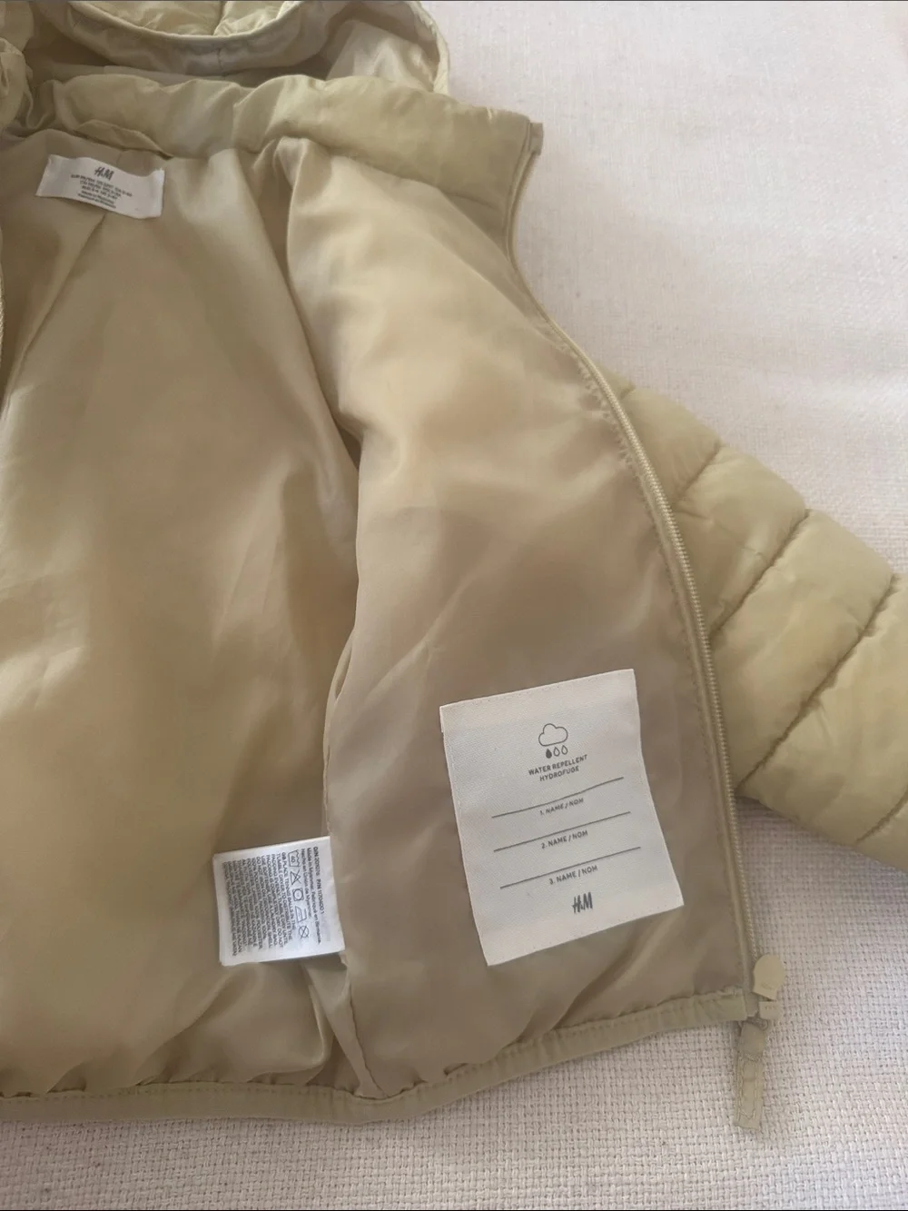 H&M light yellow